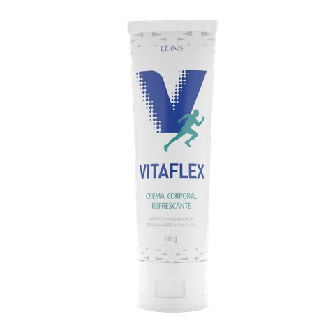 Tubo de Vitaflex crema corporal refrescante de 50 g
